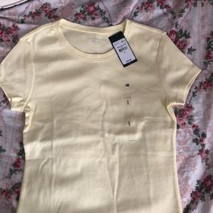 Tommy Hilfiger Short Sleeve Yellow & Blue Shirt
